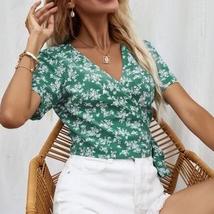 Floral crop top